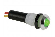 LED LAMP 5V GROEN - CHROMEN BEHUIZING