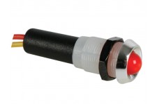 LED LAMP 5V ROOD - CHROMEN BEHUIZING