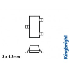 KM-23SGC-F SURFACE MOUNT LED GREEN WATER-CLEAR 5-12mcd