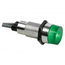 RONDE SIGNAALLAMP 13mm 12V GROEN