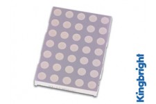 DOT MATRIX DISPLAY 100mm GEMEENSCHAPPELIJKE ANODE ROOD