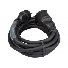 RUBBER VERLENGKABEL MET KRIMPKOUS - 3G2.5 - 5 m - PENAARDE