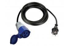 VERLOOPKABEL VAN SCHUKOSTEKKER NAAR CEE-CONTRASTEKKER - 3 m