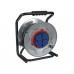 PROFESSIONELE NEOPREEN KABELHASPEL MET ANTI TWIST - 40 m - 3G2.5 - 4 STOPCONTACTEN - PENAARDE