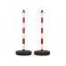 PLASTIC PAAL VOOR SIGNALISATIEKETTING - ROOD/WIT - 2 st.