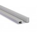 DIFFUSER VOOR ALU-SWISS PROFIEL - POLYCARBONAAT UV-ST. - 2 m - HELDER/TRANSPARANT