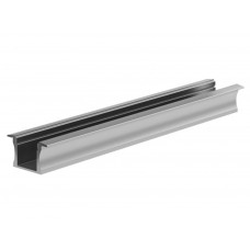 Inbouwprofiel slank 15 mm, zilver geanodiseerd, aluminium LED profiel - 3 meter