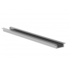 RECESSED SLIMLINE 7 mm - ALUMINIUM-INBOUWPROFIEL VOOR LEDSTRIP - ZILVER - 2 m