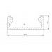 SLIMLINE WIDE - 8 mm - ALUMINIUMPROFIEL VOOR LEDSTRIP - GEANODISEERD ALUMINIUM - ZILVER - 2 m