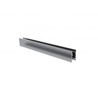 ALU-SWISS - ALUMINIUMPROFIEL VOOR LEDSTRIP - SMAL 6-8 mm - GEANODISEERD ALUMINIUM - ZILVER - 2 m