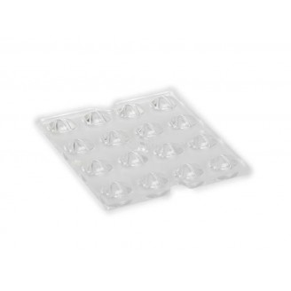 SET LENZEN VOOR PROFESSIONELE LED-SCHIJNWERPER - ASYMMETRISCH - 151° X 81° - 15 st.