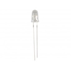 WITTE LED 5 mm - TRANSPARANT