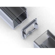 LINEAIRE CONNECTOR VOOR ALUMINIUMPROFIEL VOOR (PLA) LEDSTRIP - ZILVER