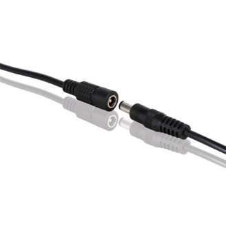 DC VOEDINGSCONNECTOR MET KABEL (MANNELIJK-VROUWELIJK)