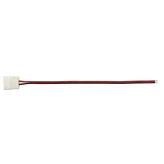 KABEL MET 1 PUSH CONNECTOR VOOR FLEXIBELE LED-STRIP - 10 mm - 1 KLEUR