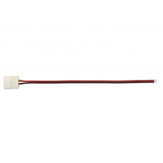 KABEL MET 1 PUSH CONNECTOR VOOR FLEXIBELE LED-STRIP - 10 mm - 1 KLEUR