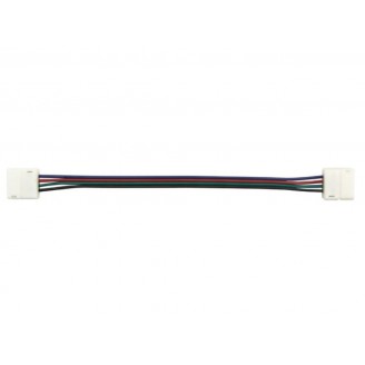 KABEL MET PUSH CONNECTOREN VOOR FLEXIBELE LED STRIP - 10 mm RGB KLEUR