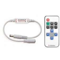 MINI LED-DIMMER - 1 KANAAL - MET RF-AFSTANDSBEDIENING