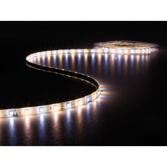 KIT MET LED-STRIP, CONTROLLER EN VOEDING - 300 LEDs - 5 m - 12 VDC - WARMWIT & KOUDWIT