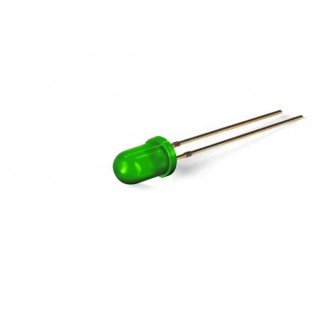 STANDAARD LED 5mm GROEN DIFFUUS