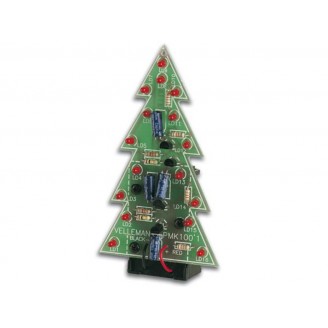 KERSTBOOM MET KNIPPERENDE LEDs