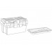 TAYG Gereedschapskist met lade en 2 opbergdozen 600x305x295 mm, 53,9 L TAYG Gereedschapskist met lade en 2 opbergdozen 600x305x295 mm, 53,9 L