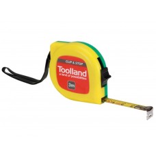 ROLBANDMAAT - MET CLIP EN STOP - 3 m - 13 mm