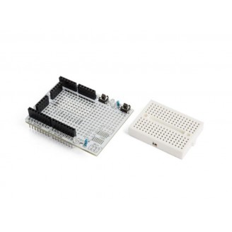 PROTOSHIELD PROTOTYPING BOARD MET MINI BREADBOARD VOOR ARDUINO  UNO