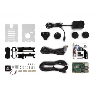 RASPBERRY PI  4 STARTERKIT (4 GB) MET KOELBEHUIZING