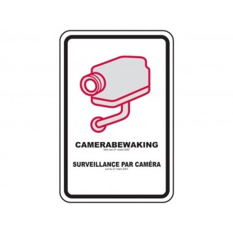 CCTV WAARSCHUWINGSBORD - VERSIE BE