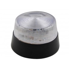 LED-KNIPPERLICHT - TRANSPARANT - 12 VDC -  ø 77 mm