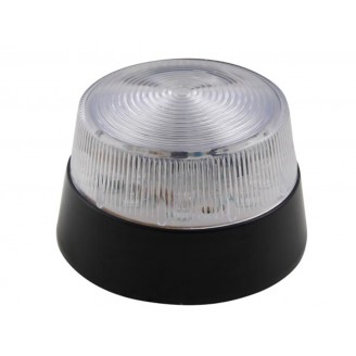 LED-KNIPPERLICHT - TRANSPARANT - 12 VDC -  ø 77 mm