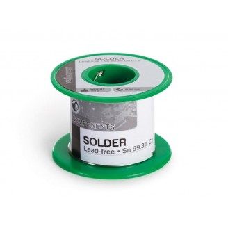 LOODVRIJ Soldeerdraad, Sn 99.3% - Cu 0.7% 0.6mm 100g