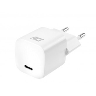 USB-oplader, 1 x USB-C, Power Delivery functie, 20W, 1,7A, wit