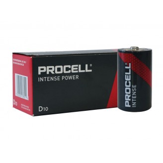 DURACELL - PROCELL ITENSE ALKALINE BATTERIJ 1,5 V LR20 D - 10 st.