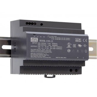 INDUSTRIËLE DIN RAIL-VOEDING - ENKELE UITGANG - 150 W - 12 V