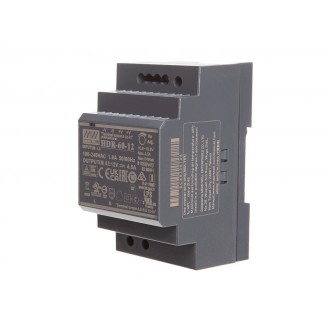 VOEDING - 1 UITGANG - 60 W - DIN-RAILMONTAGE - 12 V 4.5 A - VOOR INDUSTRIEEL GEBRUIK