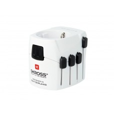 Wereldreisadapter met geaarde stekkers 7 A