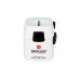 Wereldreisadapter met geaarde stekkers 7 A