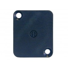 NEUTRIK - BLANK PLAATJE VOOR D-CONNECTOR - ZWART