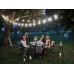 LED-FEESTSLINGER - 10 x E27-FITTING - ZONDER LAMPEN - 5 m