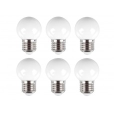 Witte reservelampen - 6 st.