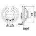 MINI LUIDSPREKER - 2W / 8 ohm -   101mm