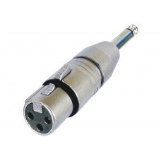 3-PIN XLR VROUWELIJK NAAR MONO 1/4" JACK