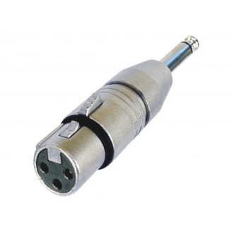 NEUTRIK - 3-POLIGE XLR VROUWELIJK NAAR MONO 1/4" PLUG