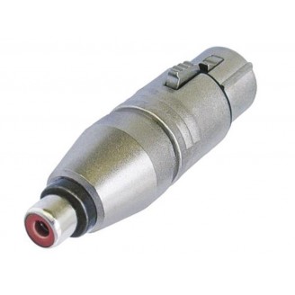NEUTRIK - 3-POLIGE XLR VROUWELIJK NAAR RCA/PHONO VROUWELIJK