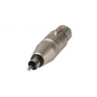 NEUTRIK - 3-POLIGE XLR VROUWELIJK NAAR RCA/PHONO MANNELIJK