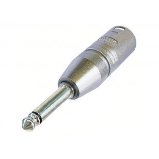 NEUTRIK - 3-POLIGE XLR MANNELIJK NAAR MONO 1/4" PLUG