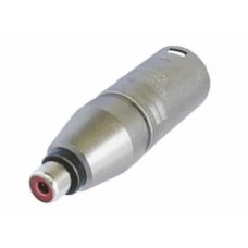 3-PIN XLR MANNELIJK NAAR RCA/PHONO VROUWELIJK