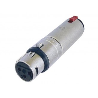 3-PIN XLR VROUWELIJK NAAR STEREO 1/4" JACK MET VERGRENDELING